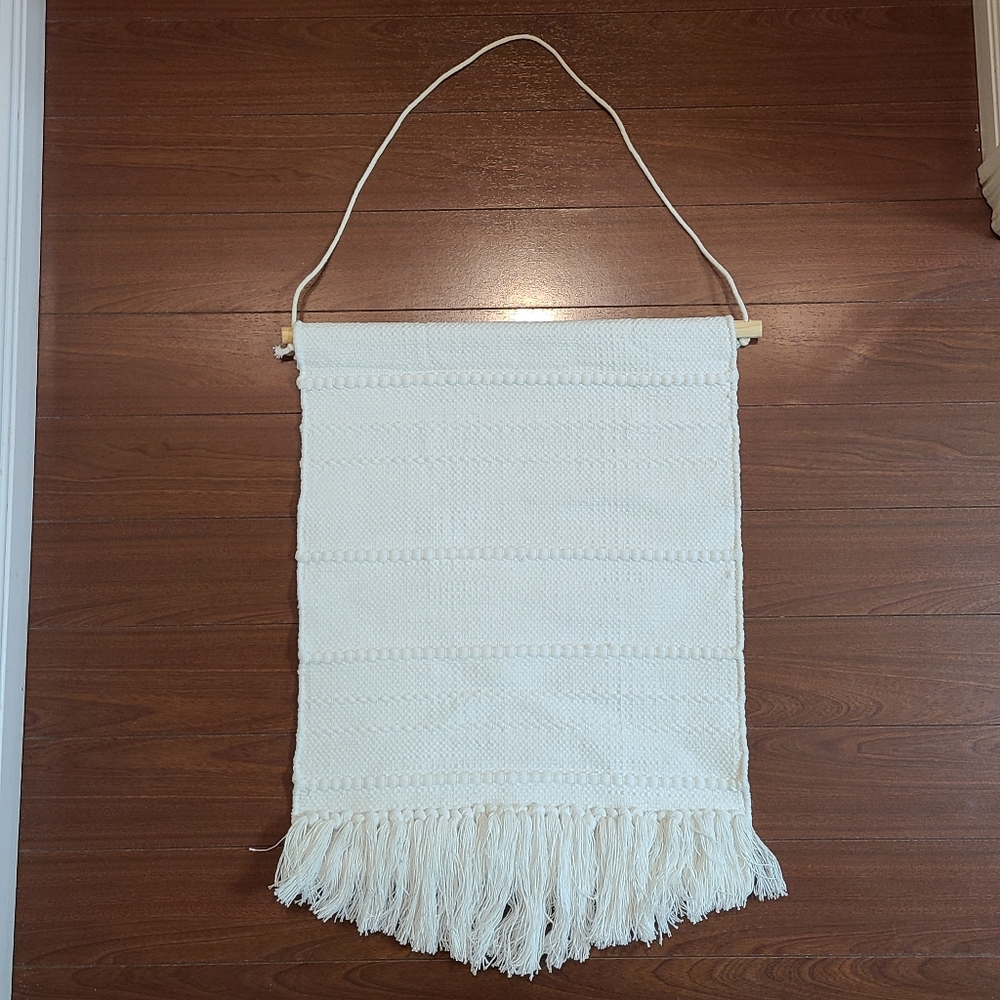 White Macrame Wall Hanging